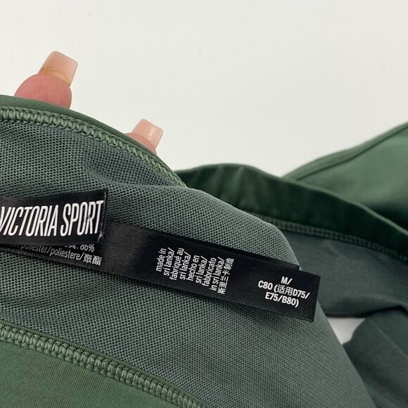 Victoria’s Secret Victoria Sport Green T-Back Medium Support Sports Bra Sz Med - Picture 4 of 8